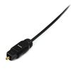 StarTech.com 10 ft Thin Toslink Digital audio cable 120.1" (3.05 m) Black 2