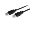 StarTech.com USB2AA2M USB cable USB 2.0 78.7" (2 m) USB A Black 1