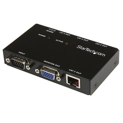StarTech.com ST1214T AV extender AV transmitter & receiver Black 1