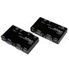 StarTech.com VGA and Audio over Cat5 Extender AV transmitter & receiver Black 1