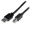 StarTech.com USB2HAB65AC USB cable USB 2.0 787.4" (20 m) USB A USB B Black 2