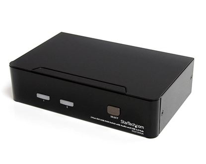StarTech.com SV231DVIUA KVM switch Black 1