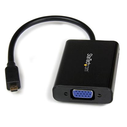 StarTech.com MCHD2VGAA2 video cable adapter Black 1
