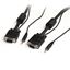 StarTech.com 6 ft Coax SVGA monitor cable w/ built-in Audio VGA cable 72" (1.83 m) 1