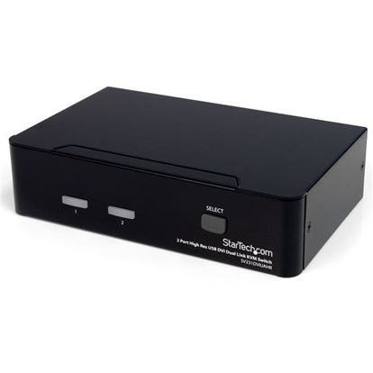 StarTech.com SV231DVIUAHR KVM switch Black 1