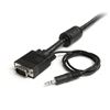 StarTech.com 6 ft Coax SVGA monitor cable w/ built-in Audio VGA cable 72" (1.83 m) 2