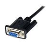 StarTech.com SCNM9FM2MBK serial cable Black 78.7" (2 m) DB-9 2