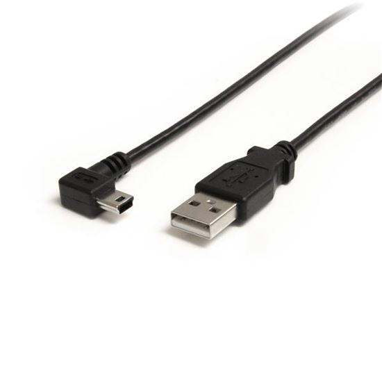 StarTech.com USB2HABM3RA USB cable USB 2.0 35.8" (0.91 m) USB A Mini-USB B Black 1