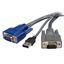 StarTech.com SVUSBVGA6 KVM cable Black 70.9" (1.8 m) 1
