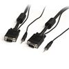 StarTech.com MXTHQMM25A video cable adapter 300" (7.62 m) VGA (D-Sub) + 3.5mm Black 1