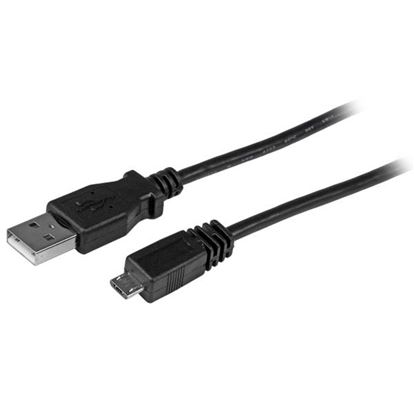StarTech.com 6 ft USB A to MicroUSB B Cable USB cable 70.9" (1.8 m) Micro-USB B Black 1