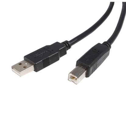 StarTech.com USB 2.0 Cable USB cable 35.4" (0.9 m) USB A USB B Black 1