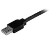 StarTech.com 15m USB 2.0, M/M USB cable 590.6" (15 m) USB A USB B Aluminum, Black 3