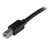 StarTech.com 15m USB 2.0, M/M USB cable 590.6" (15 m) USB A USB B Aluminum, Black 4