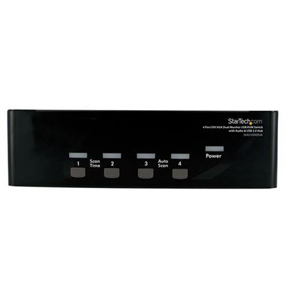 StarTech.com SV431DDVDUA KVM switch Black 1