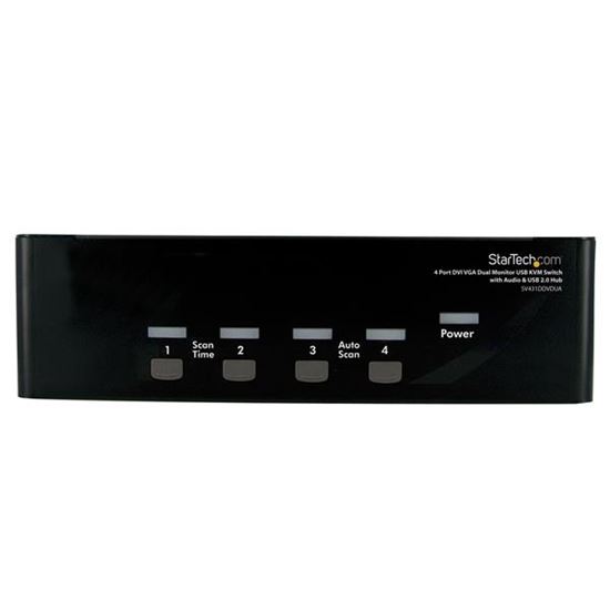 StarTech.com SV431DDVDUA KVM switch Black 1