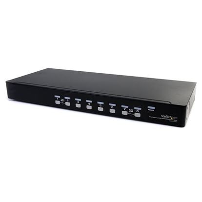 StarTech.com SV831DUSBAU KVM switch Rack mounting Black 1