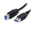 StarTech.com USB3SAB10BK USB cable 120.1" (3.05 m) USB A USB B Black 1
