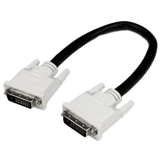 StarTech.com DVIDDMM1 DVI cable 11.8" (0.3 m) DVI-D Black 1