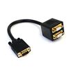 StarTech.com VGASPL1VV VGA cable 11.8" (0.3 m) VGA (D-Sub) 2 x VGA (D-Sub) Black 1