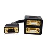 StarTech.com VGASPL1VV VGA cable 11.8" (0.3 m) VGA (D-Sub) 2 x VGA (D-Sub) Black 2