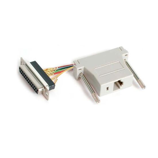 StarTech.com Adapter DB25F to RJ45F interface cards/adapter 1