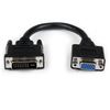 StarTech.com DVIVGAMF8IN video cable adapter 7.99" (0.203 m) DVI-I VGA Black 1