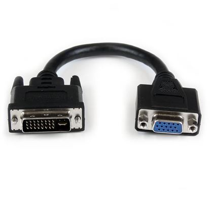 StarTech.com DVIVGAMF8IN video cable adapter 7.99" (0.203 m) DVI-I VGA Black 1