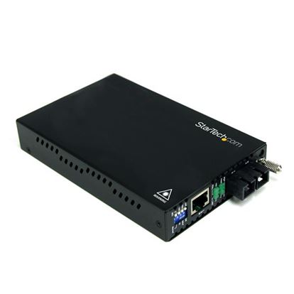 StarTech.com ET90110SC2 network media converter 200 Mbit/s 1310 nm Multi-mode Black 1
