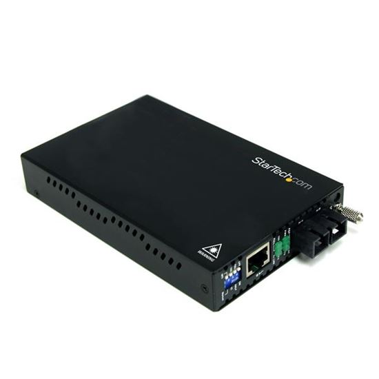StarTech.com ET90110SC2 network media converter 200 Mbit/s 1310 nm Multi-mode Black 1