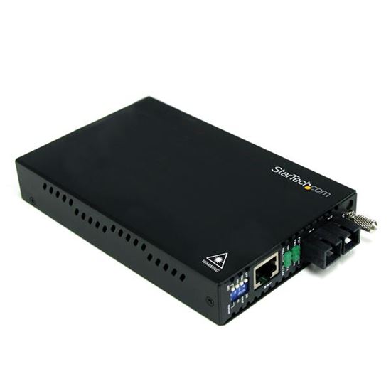 StarTech.com ET90110SM302 network media converter 200 Mbit/s 1310 nm Single-mode Black 1