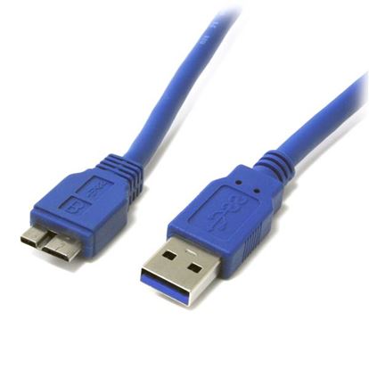 StarTech.com USB3SAUB3 USB cable 35.4" (0.9 m) USB A Micro-USB B Blue 1