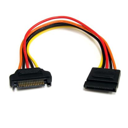 StarTech.com 15 pin SATA Power Extension Cable 8" (0.203 m) 1