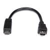 StarTech.com UUSBMUSBMF6 USB cable 5.91" (0.15 m) Mini-USB B Micro-USB A Black 1