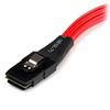 StarTech.com SAS8087S4R50 Serial Attached SCSI (SAS) cable 19.7" (0.5 m) Black, Red 2