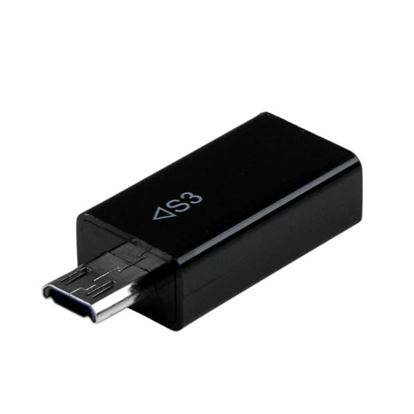 StarTech.com S3MHADAP cable gender changer MHL USB Micro-B Black 1