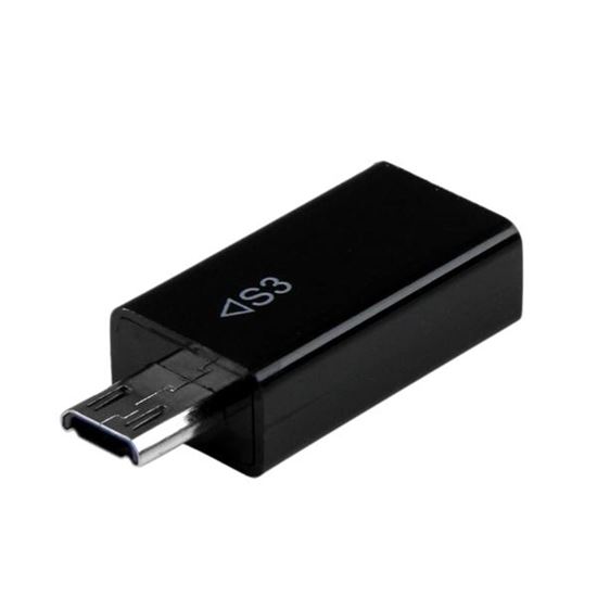 StarTech.com S3MHADAP cable gender changer MHL USB Micro-B Black 1