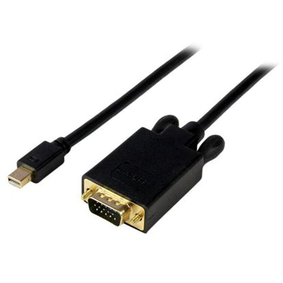 StarTech.com MDP2VGAMM10B video cable adapter 118.1" (3 m) mini DisplayPort VGA (D-Sub) Black 1