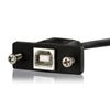 StarTech.com USBPNLBFBM3 USB cable USB 2.0 35.8" (0.91 m) USB B Black 2
