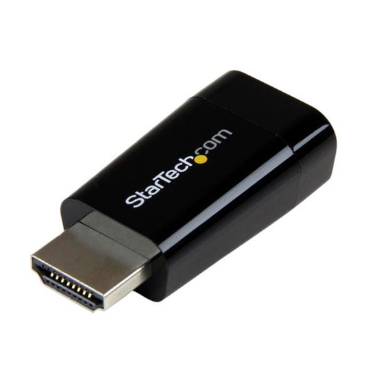 StarTech.com HD2VGAMICRO cable gender changer Black 1