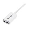 StarTech.com 3m USB2.0 m/f USB cable 118.1" (3 m) USB A White 3