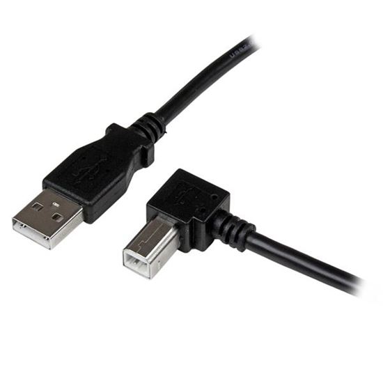 StarTech.com USBAB1MR USB cable USB 2.0 39.4" (1 m) USB A USB B Black 1