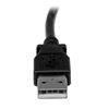 StarTech.com USBAB3ML USB cable USB 2.0 118.1" (3 m) USB A USB B Black 3