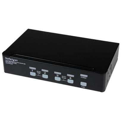 StarTech.com SV431DVIUAHR KVM switch Black 1