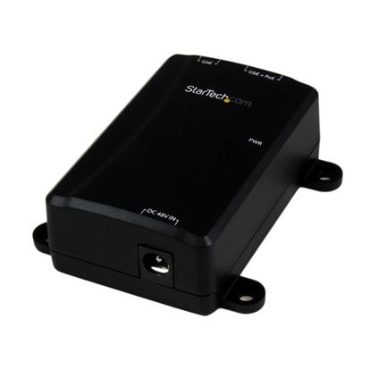 StarTech.com POEINJ1G PoE adapter Fast Ethernet, Gigabit Ethernet 48 V 1