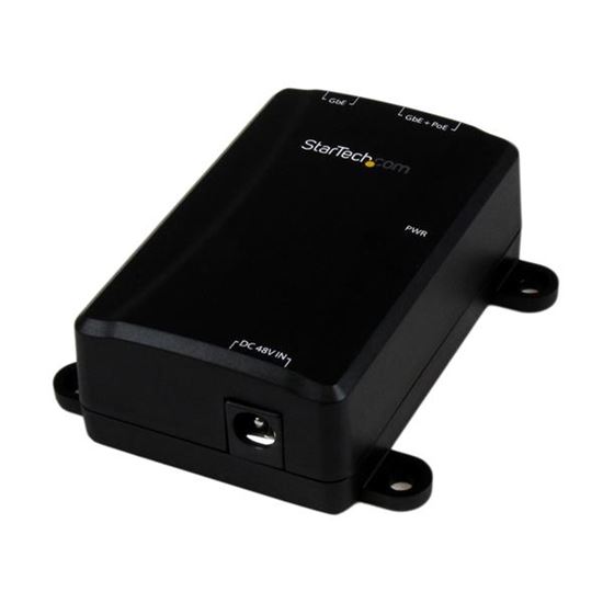 StarTech.com POEINJ1G PoE adapter Fast Ethernet, Gigabit Ethernet 48 V 1