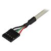 StarTech.com USBPLATE cable gender changer 2 x IDC 2 x USB A Silver 2