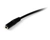 StarTech.com 1m 3.5mm/3.5mm audio cable 39.4" (1 m) Black 3