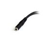 StarTech.com MUYHSFMM audio cable 5.12" (0.13 m) 3.5mm 2 x 3.5mm Black 2