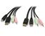 StarTech.com DP4N1USB6 KVM cable Black 72" (1.83 m) 1
